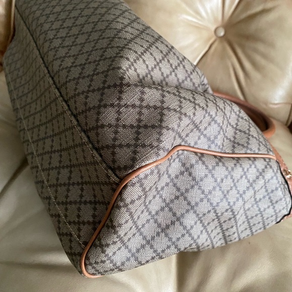 LKNW Gucci Large Suki Diamante COA Coated Canvas & Leather Hobo Bag GG - Picture 9 of 14